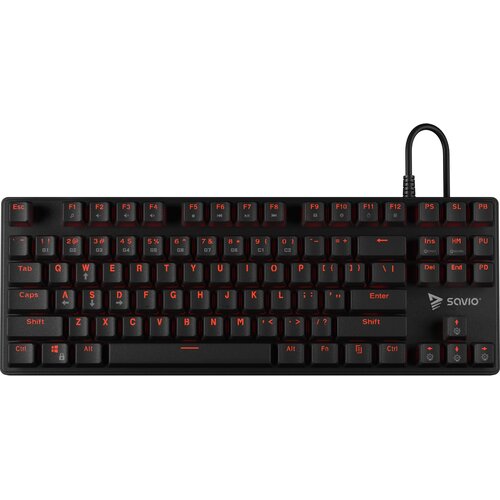 Klawiatura SAVIO Tempest RX FULL Outemu Red