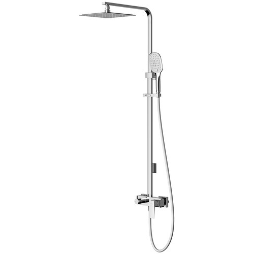 Zestaw prysznicowy natynkowy OMNIRES Parma PM7444CR z deszczownicą Chrom