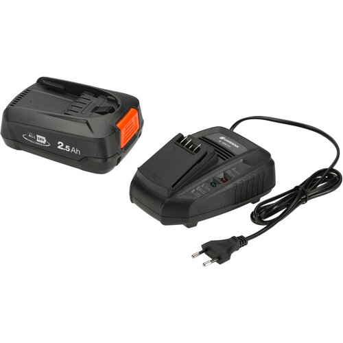 Zestaw GARDENA Ładowarka AL1830 Szybka CV + akumulator 18V 2.5Ah 14906-20