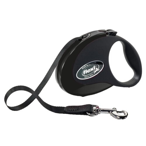 Smycz FLEXI Style S (3 m - 12 kg) Czarny
