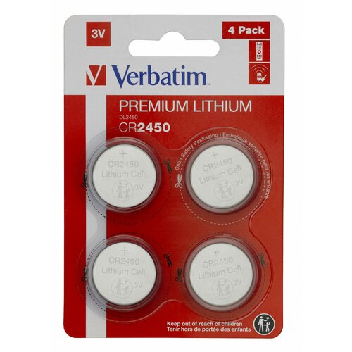 Bateria CR2450 VERBATIM (4 szt.)