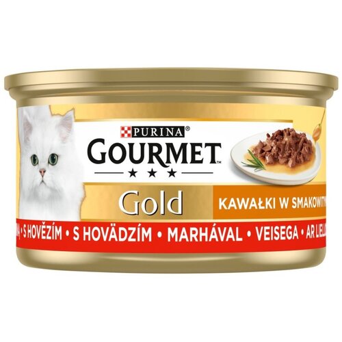 Karma dla kota GOURMET Gold Succulent Delights Wołowina 85 g