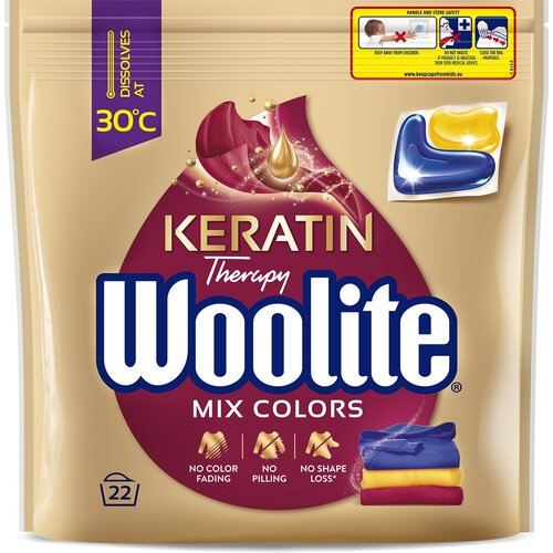 Kapsułki do prania WOOLITE Mix Colors - 22 szt.