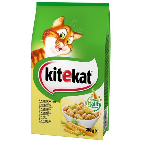 Karma dla kota KITEKAT Kurczak z warzywami 300 g