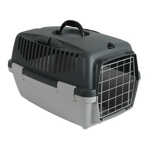 Transporter STEFANPLAST Gulliver 1 z metalowymi drzwiczkami Szary