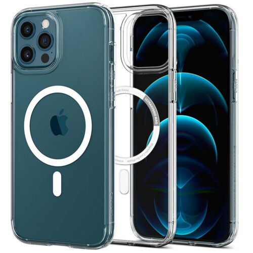Etui SPIGEN Ultra Hybrid Mag MagSafe do Apple iPhone 12/12 Pro Przezroczysty