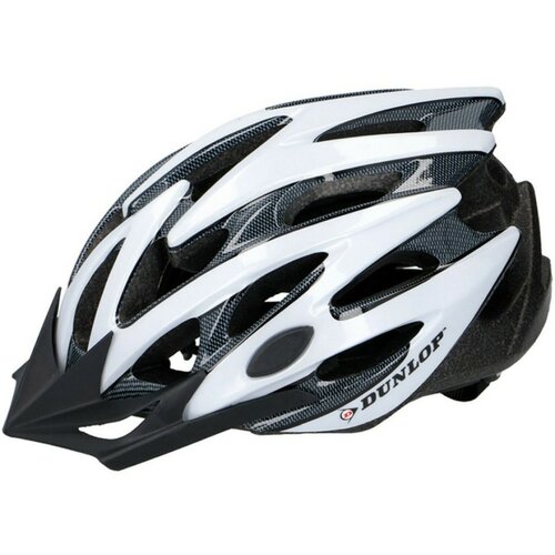 Kask rowerowy DUNLOP 273012 Biało-czarny MTB (rozmiar L)