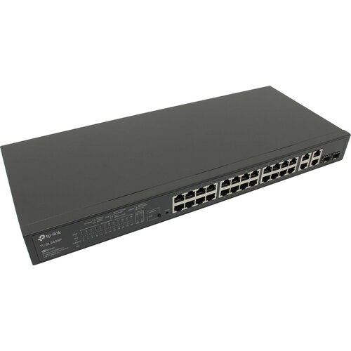 Switch TP-LINK JetStream TL-SL2428P Gigabit Ethernet, 28 portów, Funkcja PoE, Zarządzalny