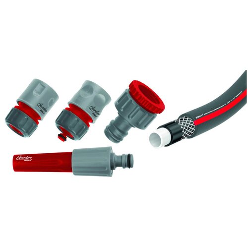 Wąż ogrodowy DEDRA Premium 1/2" 20 m zestaw 80N721Z