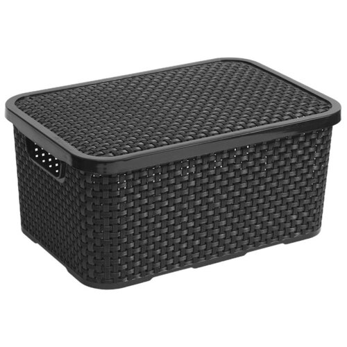 Koszyk BRANQ Rattan 1723 Antracytowy