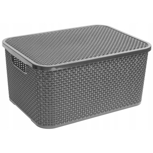 Koszyk BRANQ Rattan 1722 Antracytowy