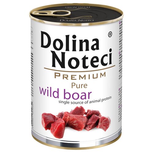 Karma dla psa DOLINA NOTECI Premium Pure bogata w dziczyznę 400 g