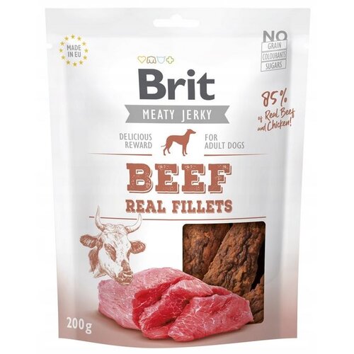 Przysmak dla psa BRIT Beef Real Fillets Wołowina z kurczakiem 200 g