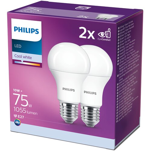 Żarówka LED PHILIPS 929001234822 10W E27 (2 szt.)