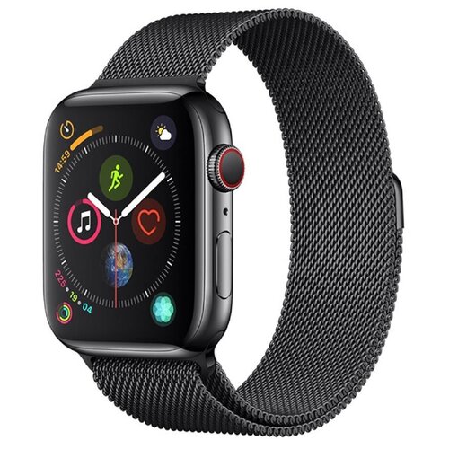 Pasek DEVIA Elegant Milanese do Apple Watch (42/44/45mm) Czarny