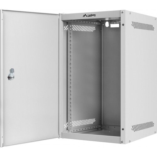 Szafa RACK LANBERG 10" 9U WF10-2309-00S 280 x 310 mm, Wisząca Szary