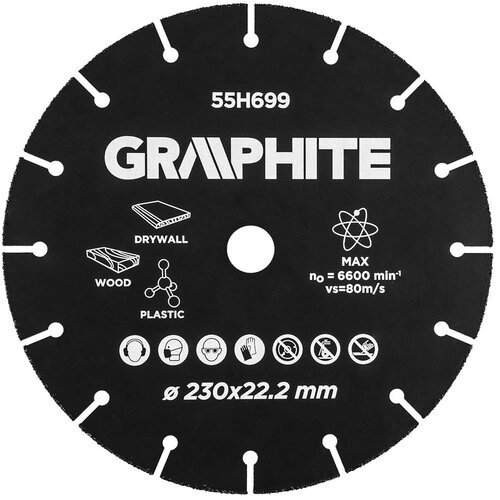 Tarcza do cięcia GRAPHITE 55H699 230 mm