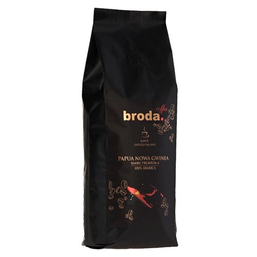 Kawa ziarnista BRODA COFFEE Papua Nowa Gwinea Simbu Premium A Arabica 0.5 kg