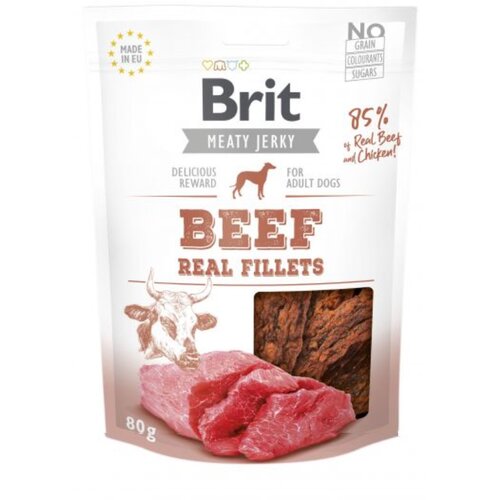 Przysmak dla psa BRIT Beef Real Fillets Wołowina z kurczakiem 80 g