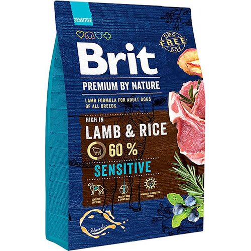 Karma dla psa BRIT Premium By Nature Sensitive Jagnięcina z ryżem 3 kg