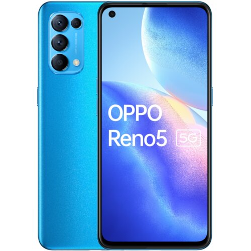 Smartfon OPPO Reno 5 8/128GB 5G 6.43" 90Hz Niebieski CPH2145