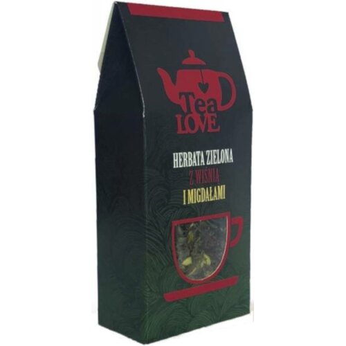 Herbata TEA LOVE Zielona z wiśnią i migdałami 55 g