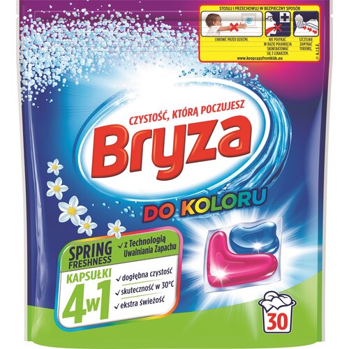 Kapsułki do prania BRYZA 4 w 1 Spring Freshness - 30 szt.