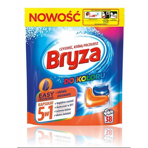 Kapsułki do prania BRYZA 5 w 1 Easy Ironing 38 szt.