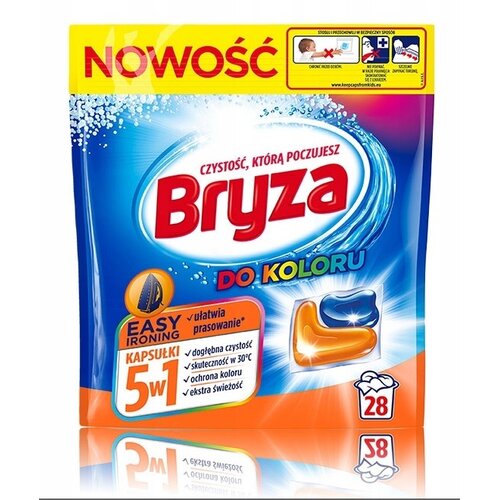 Kapsułki do prania BRYZA 5 w 1 Easy Ironing 28 szt.