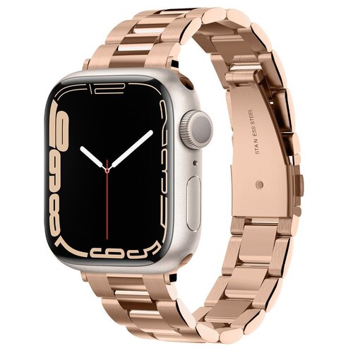 Pasek SPIGEN Modern Fit Band do Apple Watch 4/5/6/7/8/SE (38/40/41mm) Różowo-złoty