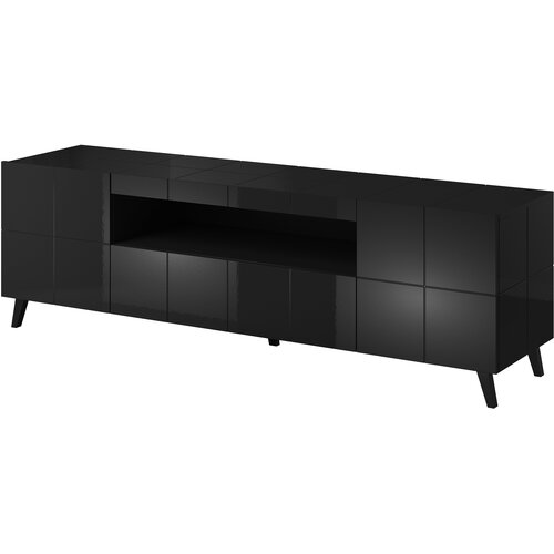 Szafka RTV CAMA MEBLE Reja Czarny