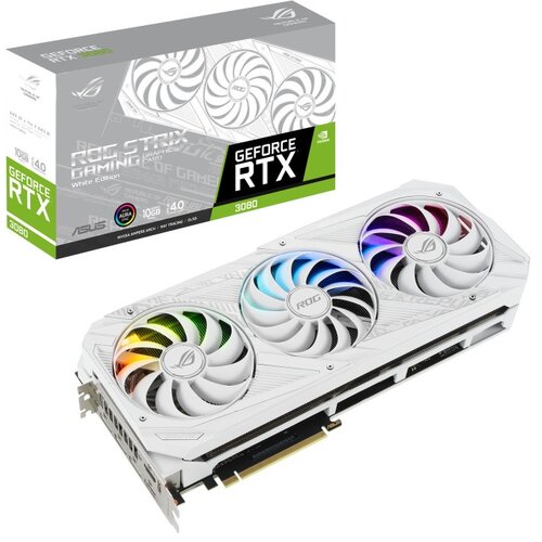 Karta graficzna ASUS GeForce RTX 3080 ROG Strix White 10GB