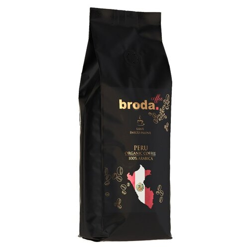 Kawa ziarnista BRODA COFFEE Peru Organic Coffee Arabica 1 kg