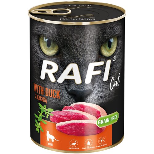 Karma dla kota RAFI Kaczka 400 g