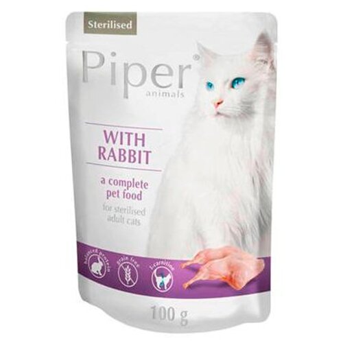 Karma dla kota PIPER Animals Sterilised Królik 100 g