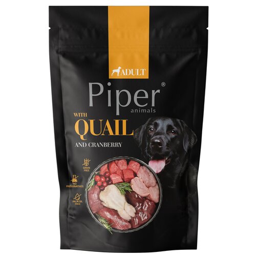 Karma dla psa PIPER Animals z przepiórką i żurawiną 500 g