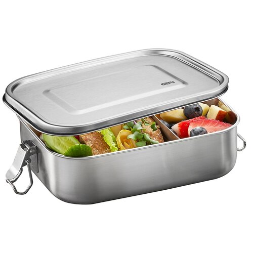 Pojemnik stalowy GEFU Lunch Box Endure 12735 1.4 L Srebrny