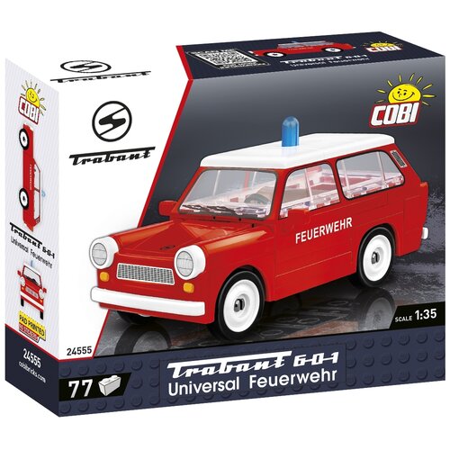 Klocki plastikowe COBI Youngtimer Collection Trabant 601 Universal Feuerwehr COBI-24555