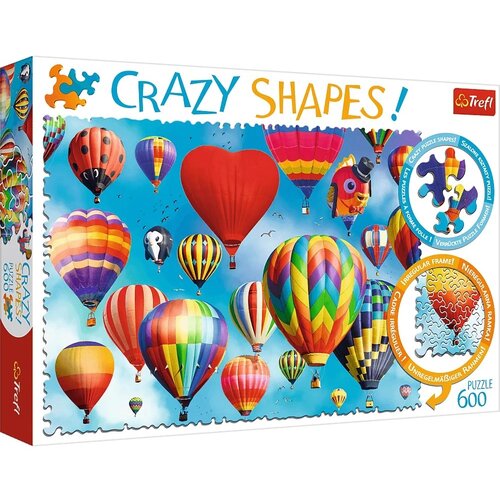 Puzzle TREFL Crazy Shapes Kolorowe balony 11112 (600 elementów)