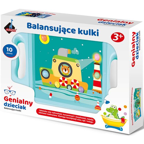 Gra zręcznościowa ASKATO Genialny dzieciak Balansujące kulki 106137