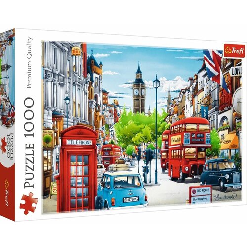 Puzzle TREFL Premium Quality: Ulica Londynu 10557 (1000 elementów)