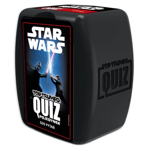 Gra karciana WINNING MOVES Top Trumps Quiz Star Wars Pojedynek WM00099-POL-6
