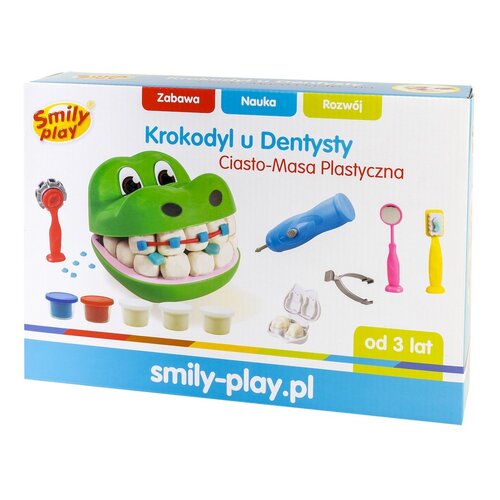 Masa plastyczna SMILY PLAY Krokodyl u dentysty SP83346