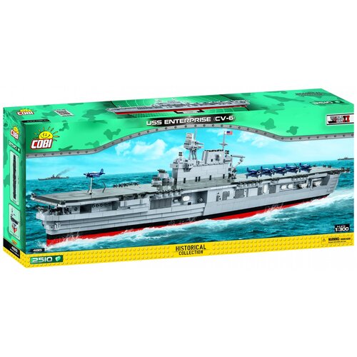Klocki plastikowe COBI Historical Collection World War II USS Enterprise (CV-6) COBI-4815