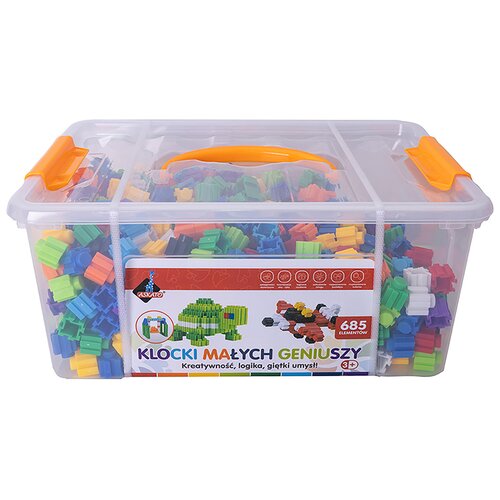 Klocki plastikowe ASKATO Klocki małych geniuszy 112602