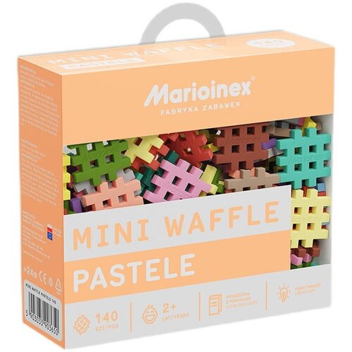 Klocki elastyczne MARIOINEX Mini Waffle Pastel 903650