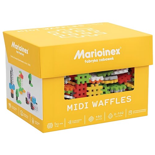 Klocki elastyczne MARIOINEX Midi Waffle 903582