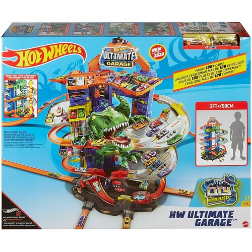 Tor Hot Wheels Garaż T-Rexa GJL14