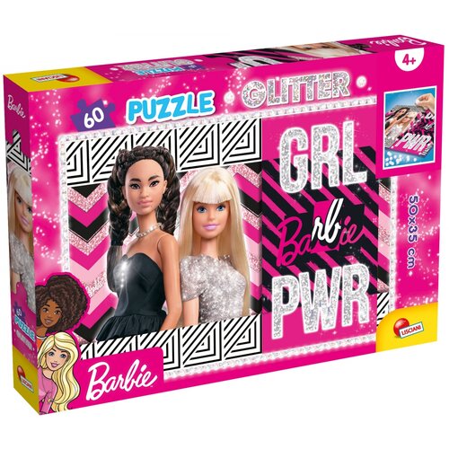 Puzzle LISCIANI Barbie Glitter Girl Squad! 304-81172 (60 elementów)