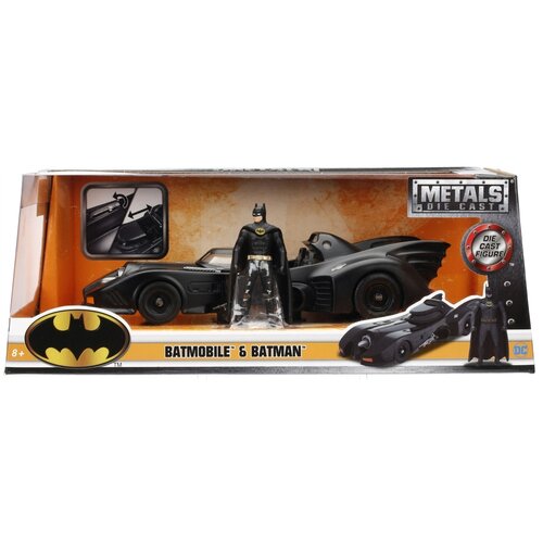 Samochód JADA TOYS Batman 1989 Batmobile z figurką 253215002